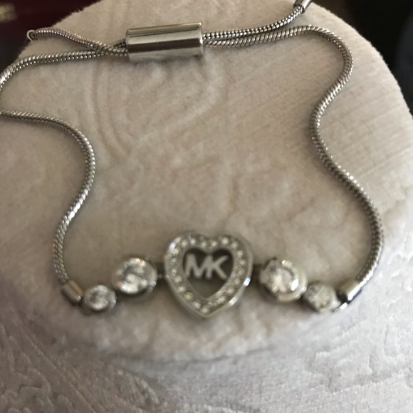 Silver Michael Kors bracket. Adjustable. - Picture 2 of 3